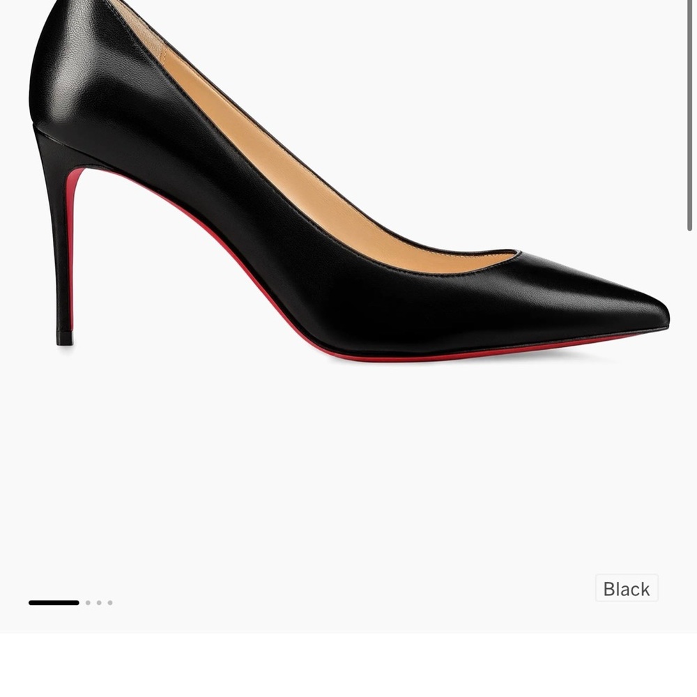 Christian Louboutin Black and Red Heels